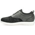thumbnail image 2 of Vance Mens Waller Knit Lace-up Round Toe Casual Dress Shoe, 2 of 9