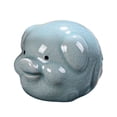 thumbnail image 3 of simhoa Ceramics Tea Pet Adorable Small Animal Sculpture for Tea Room Bookcase Hotel Pig, 3 of 8