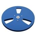 thumbnail image 1 of Empty Tape Reel Universal Replacement for Open Reel Deck 1/4 7 Inch, Aluminum Alloy 3 Open Hole Takeup Reel Replacement Recording Opening Machine Part, 1 of 8