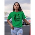 thumbnail image 2 of Free Broom Rides T-Shirt Women -Image by Shutterstock, Female XX-Large, 2 of 4