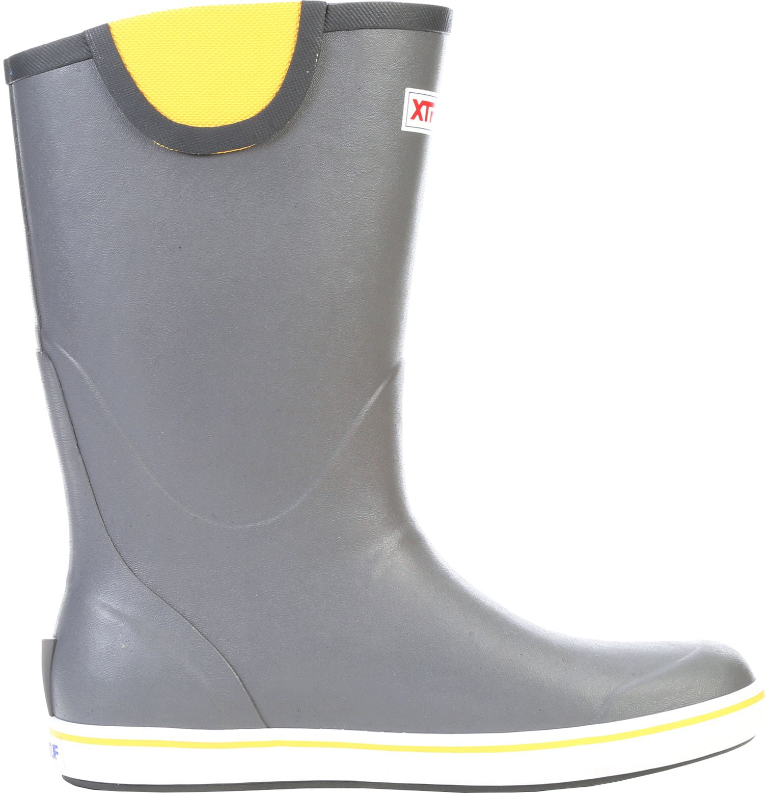 Rubber Deck Boots, Gray 