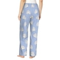 thumbnail image 3 of Goofa Cute Poodle Dog Printed Soft Pajama Pants for Women, Wide Leg Comfy Casual Lounge Yoga Pants-XX-Large, 3 of 9