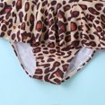thumbnail image 2 of ASFGIMUJ Toddler Girls Swimsuit Summer Sleeveless 1 Piece Leopard Printed Ruffles Swimwear Bikini Baby Bathing Suit Girl,Size 6-7Y, 2 of 6