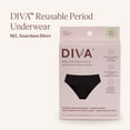 thumbnail image 2 of DivaCup - DIVA Reusable Period Underwear - Black Bikini M-L, 2 of 7