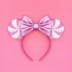 thumbnail image 3 of Diadema con orejas de Mickey y Minnie Mouse para niña, accesorios para el cabello para mujer, diadema de bastón de caramelo, tocado de Navidad para niños, 2024, 3 of 5