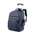 thumbnail image 4 of Mochila para ordenador portátil con ruedas, maletín con ruedas para ordenador portátil, bolso de de negocios con ruedas para mujeres y hombres Azul, 4 of 8
