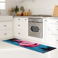thumbnail image 3 of Flamingo Absorbent Runner Rug Kitchen Runner Rubber Mats, Washable, 15.7"x59", Rectangular, 3 of 6