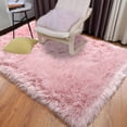 thumbnail image 5 of KWANSHOP Faux Sheepskin Fur Fluffy Area Rug, 2 - 7.5 ft Rectangle Furry Rugs, Fluffy Rug Fur Rugs for Bedroom, Living Room, Home Decor, 5 of 11