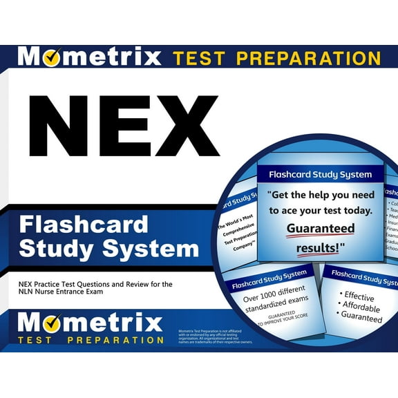 NEX Flashcard Study System: NEX Practice Test Questions and Review for the NLN Nurse Entrance Exam