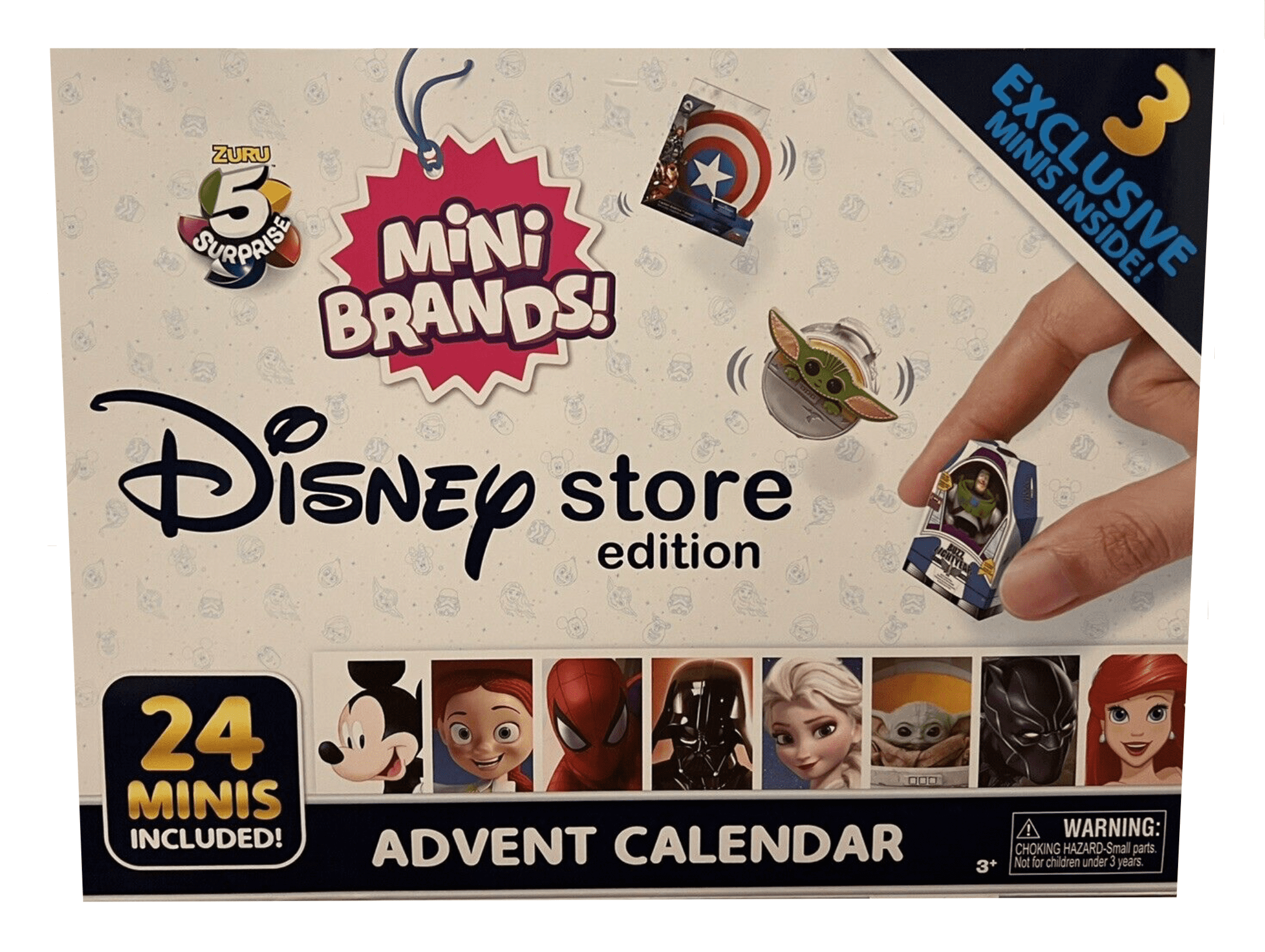  5 Surprise Mini Brands Disney Store Exclusive Series 1 Capsule  Collectibles (Advent Calendar) : Toys & Games
