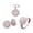 Rose Gold, variant on Necklace For Women Bridal Jewelry Sets Women'S Wedding Jewelry Sets Women'S Necklaces, Studs And Rings Sets Jewelry Sets With 5A - Zirconia Allergen Jewelry Necklaces Jewelry Christmas Birthday Mothe