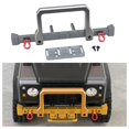 thumbnail image 4 of TISHITA Metal RC Car Front Bumper Upgrade Parts for MN999 1/10 DIY Modified Car Vehicles Titanium, 4 of 8