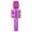 Q37-Purple, variant on BONAOK Wireless Bluetooth Karaoke Microphone, 3-in-1 Portable Handheld Mic Speaker Party Machine for All Smartphones,Gifts for Kids Adults Q37 (Champagne)
