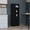 Black, variant on Engineered Wood Kitchen Storage Solution - Three Interior Doors and Shelves