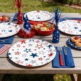 thumbnail image 6 of SLYNSHome 10Pcs 4th of July Plates 7 inch Patriotic American Star Paper Plates Party Supplies Tableware Disposable Paper Plates for Memorial Day Table Decor, 6 of 6