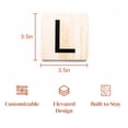 thumbnail image 6 of Stiles Letter Tiles, Wooden Crossword Wall Letters for Living Room, Dining Room, Kitchen, or Bedroom, 3.5 Inch, Letter L, 6 of 8