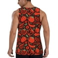 thumbnail image 3 of Haiem Tomatoes And Chili Men Workout Tank Top Gym Bodybuilding Sleeveless Muscle T Shirts Athletic Tank Breathable Workout Shirt-X-Large, 3 of 9