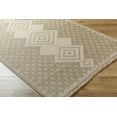thumbnail image 3 of BoutiqueRugs Ragni Bohemian Jute and Cotton Natural Fiber Area Rug - Boho High Low Textured Geometric Area Rug for Living Room, Bedroom - Machine Washable - Tan, Beige, Cream - 2'7" x 4'5", 3 of 10