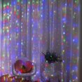 thumbnail image 5 of 118 * 78.7 pulgadas * 200LED (3m * 2m), con conector USB multimodo conectable, lámpara decorativa de jardín para bodas en interiores y exteriores (gancho de color rosa), 5 of 5