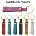 thumbnail image 3 of Genuine Leather Keychain, Leather Key Chain Holder for Men and Women, Key Fob Holder, Handmade Leather Car Keychain, 3 of 7