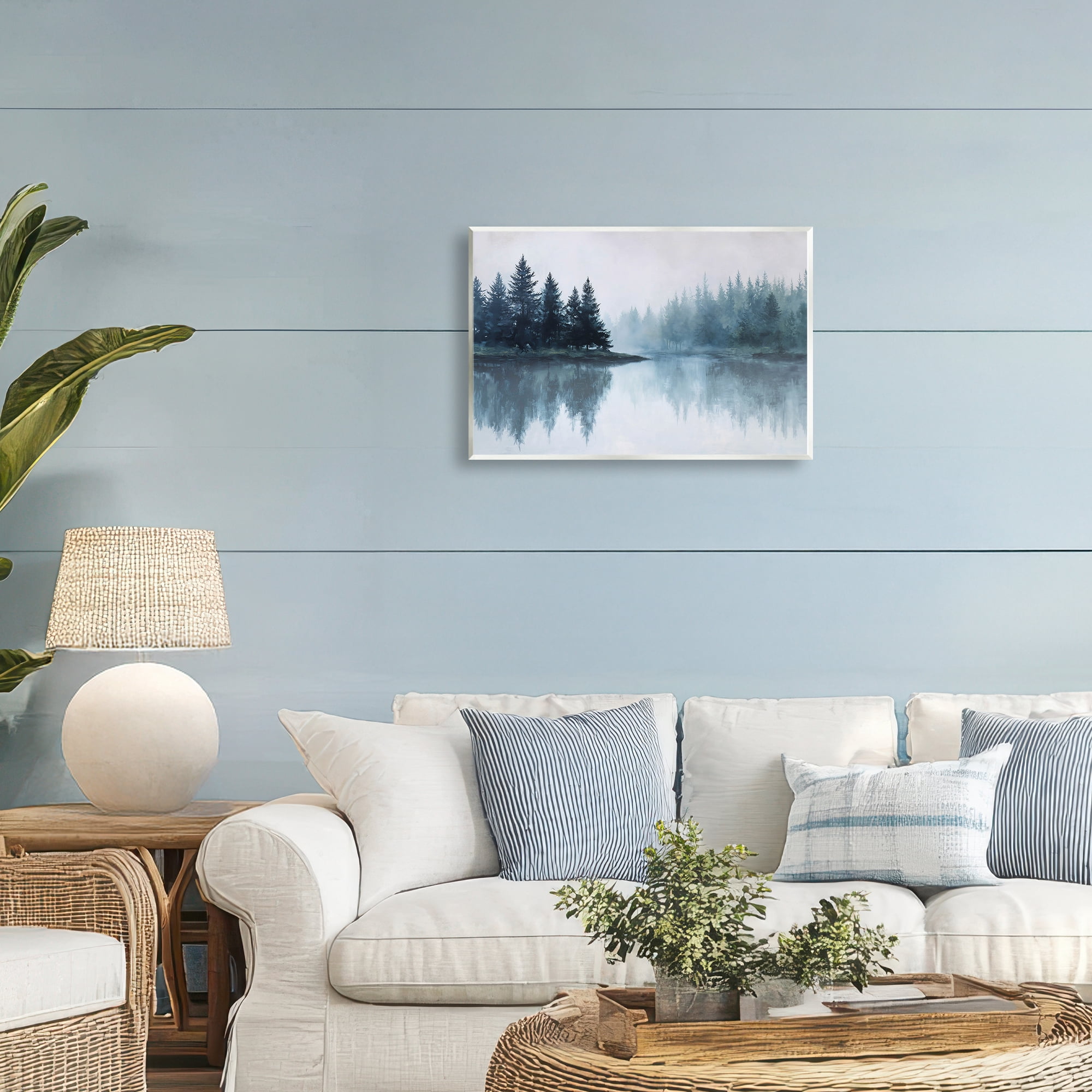 Stupell Industries Indigo Tree Reflections Wall Plaque Art, design by Jacky Ngan