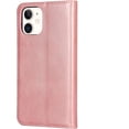 thumbnail image 6 of Designed for iPhone 12 Mini Wallet Case,Premium PU Leather Flip Folio Case with Card Slot,Stand Holder,Magnetic Closure TPU Shockproof Interior Protective Case for iPhone 12 Mini 5.4",Rose Gold, 6 of 14