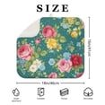 thumbnail image 4 of Pioneer Flower Floral Print Pattern Dish Drying Mat for Kitchen 1 Pack, Ultra Absorbent Microfiber Dishes Drainer Mats,16"x18", 4 of 6