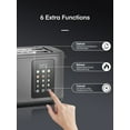 thumbnail image 6 of 4 Slice Smart Toaster, LCD and Touchscreen, 6 Bread Types & Shade Settings, Retractable Warming Rack, Cancel/Defrost/Reheat Functions, 1400W, 6 of 9