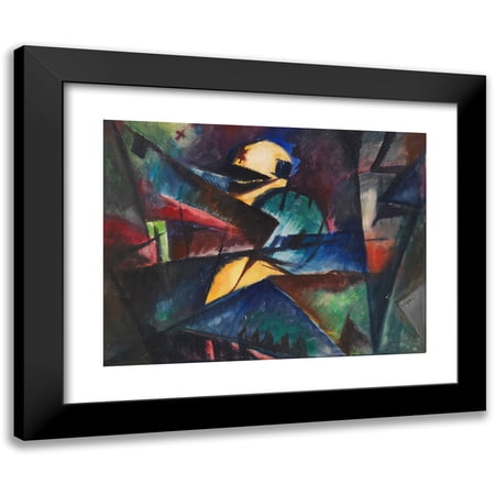 Arnold Topp 14x12 Black Modern Framed Museum Art Print Titled - Without Title (1916)