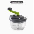 thumbnail image 3 of Procesador de alimentos Manual de 250ml, picadora de carne con manivela versátil, picadora de verduras y máquina for hacer bolas de masa, herramienta de cocina esencial, 1 ud., 3 of 9