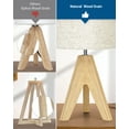 thumbnail image 3 of DEWENWILS Bedside Table Lamp, Tripod Table Lamp with Linen Fabric Shade, Small Nightstand Lamp for Nursery, Bedroom, Kids Room, Side Table, Reading Desk -14.2 inches, 2 Pack, 3 of 8