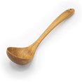 thumbnail image 1 of Cucharón de madera para servir FAAY de teca ecológica 30 cm, 1 of 7