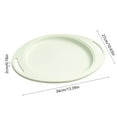 thumbnail image 3 of Oval Plastic Steak Plates with Handles, Heat Resistant and Drop Proof Serving Dish, Large Deep Dinner Plates for Pasta, BBQ, Family Meals, Parties and Restaurant Use, 3 of 6