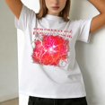 thumbnail image 3 of Graphic Tennis Tees for Women Casual Everyday Women's T Shirts with Comfortable Fit Breathable for Daily Activities Travel Lightweight Basic Tee for Ladies Green L, 3 of 5