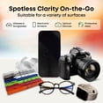 thumbnail image 2 of OPTIPAK Sparkle Anti-Reflective Pen Lens Cleaner Spray kit | (3x) 0.3oz Glasses Cleaner Pen Spray + (2x) Microfiber Cloth for Eyeglasses,Sunglasses,Lenses,Screens and Camera Cleaning Kit(5 Piece Set), 2 of 7