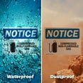 thumbnail image 6 of (2 Pack) Compressed Non-Flammable Gas OSHA Notice Sign 14 Inch X 10 Inch Indoor / Outdoor Rust-Free Aluminum Metal Signs for Workplace, Workshop, and Construction Site, Made in the USA, 6 of 8