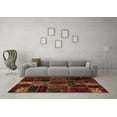 thumbnail image 3 of Ahgly Company Indoor Rectangle Oriental Brown Modern Area Rugs, 2' x 5', 3 of 4