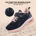 thumbnail image 4 of NRNHI Boys Girls Shoes Kids Sneakers Running Tennis Athletic Shoes Breathable Sport Walking Shoes (BlackOrange Size 1 Child), 4 of 7