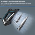 thumbnail image 3 of Rowenta - Plancha de vapor inteligente, tecnología de temperatura perfecta, 35 gramos/minuto de salida de vapor continua, DW3261U1, apagado automático, negro, 3 of 5