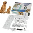 thumbnail image 5 of Jewyow Dog Hair Clippers, Dog Grooming Kit for Thick Hair, Low Noise Dog Shaver Clipper with 4 Comb Guides,  White, 5 of 9