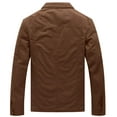 WenVen Men's Fall Cotton Military Jacket Lightweight Canvas Work Field