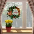 thumbnail image 2 of putnchl Christmas Window Clings Window Stickers Decor Xmas Snowman Snowflake Window Decor, 2 of 5