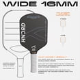 thumbnail image 2 of Phantom 60 Wide 16mm Pickleball Paddle, Japan Raw Carbon Fiber | Consistent Performance, Control Play, With Bag, 2 of 5