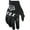 Black/White, variant on Fox Racing Kids' DIRTPAW Motocross Glove, Fluorescent Yellow, Youth Large