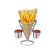 thumbnail image 3 of Cono Soporte Papas Fritas Y Botana Acero Inoxidable 2 Dips Genérica REJILLA PARA PAPAS FRITAS, 3 of 5