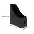 thumbnail image 4 of LEEYNEER 2 Pcs File Storage Box Book Shelves Daily Use Magazine Holder Tabletop Magazine Holder Office Accessory Student Use, 4 of 6