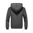 thumbnail image 5 of Men'S Casual Full Zip Up Sherpa Lined Hoodie Thick Fleece Heavyweight Jacket Windproof Thermal Zipper Sweatshirt, 5 of 5