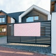thumbnail image 4 of Pofeuu Heart Buffalo Plaid Print Colorful Yard Festival Banner Sign Party Outdoor & Indoor Party Decoration Banne Festival Yard Sign-Small, 4 of 8