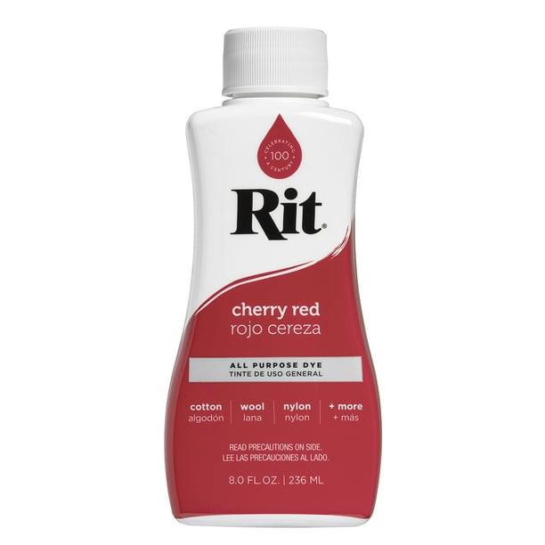 Rit All Purpose Liquid Dye, Red, 8 Fl. Oz. - Walmart.com