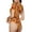 Mushroom, variant on Lemon Womens One Piece Swimsuits Modest Tummy Control Bathing Suits Lace Up Slimming Swim Suit-Small